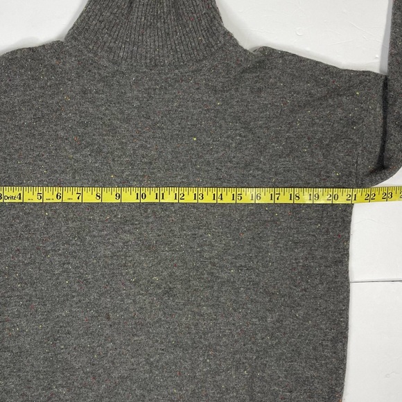 Autumn Cashmere Charcoal Turtleneck Sweater - Picture 3 of 6